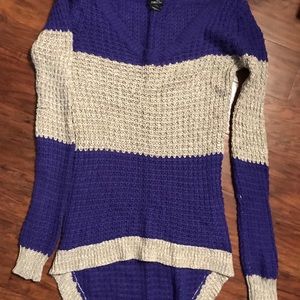 Long Striped Sweater